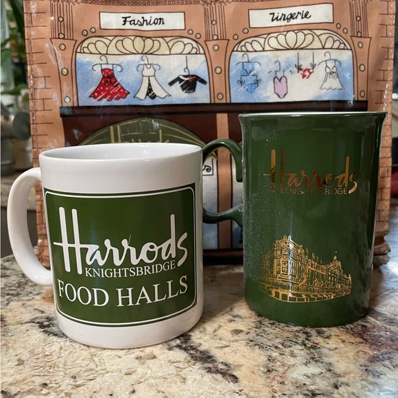 London Harrods Food Hall PVC Tote Bag, Tea Caddy, Tea & Coffee Mugs - Picture 4 of 5